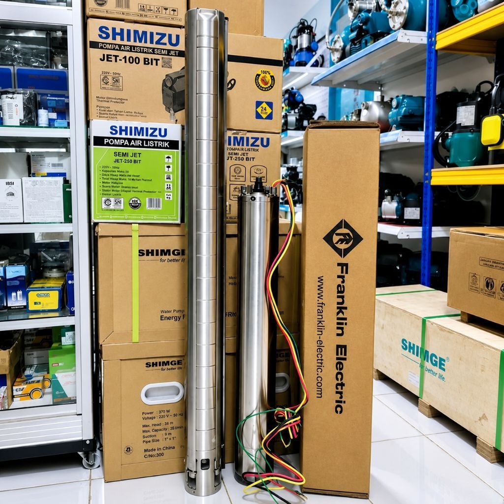 POMPA SATELIT 4 INCH FRANKLIN 3Hp 380v POMPA 4SP8/16 OUTLET 2 INCHI