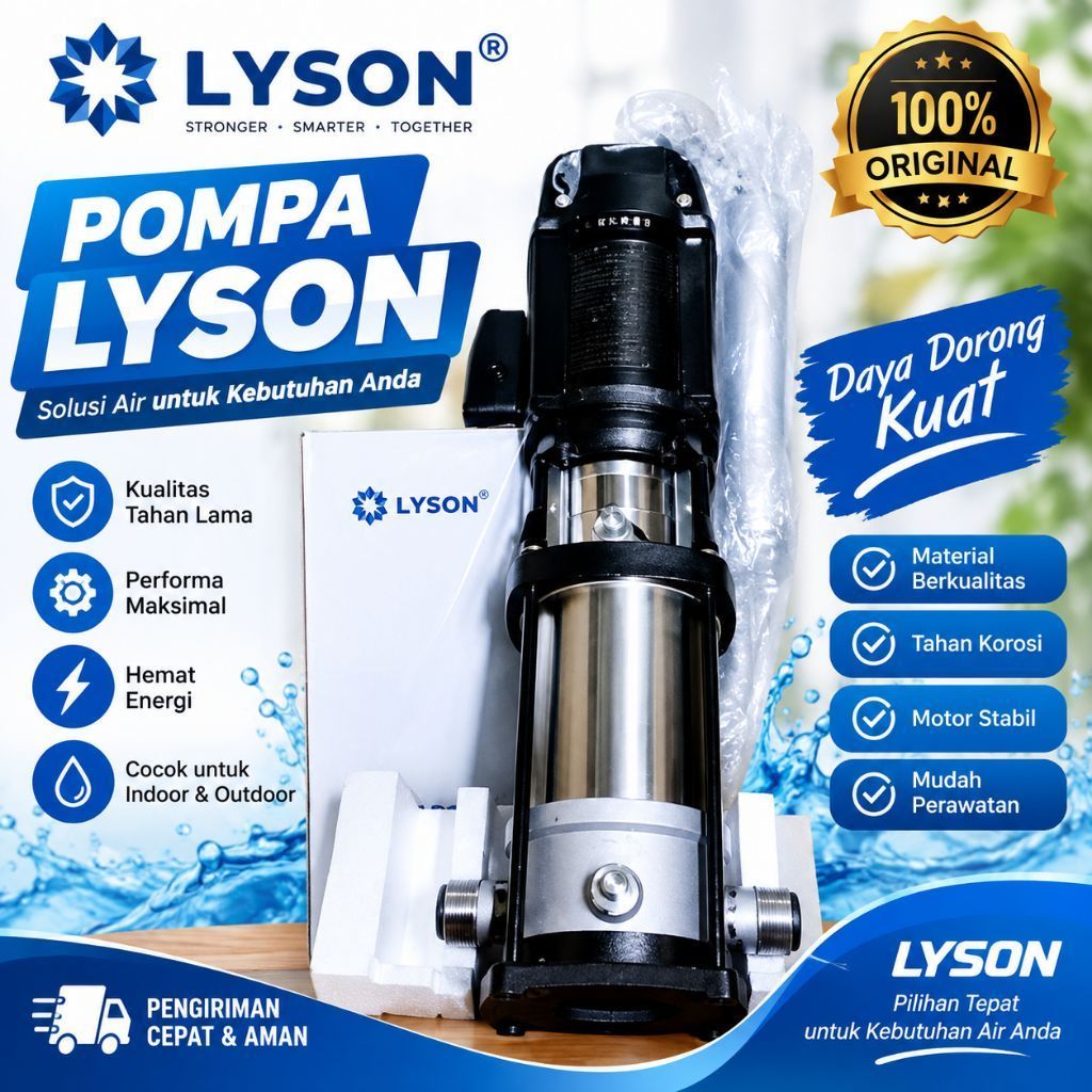 POMPA LYSON CDLF 4-22 4KW 3PHASE SETARA CNP CDLF 4-22