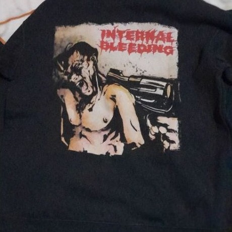 Jaket hoodie Internal Bleeding