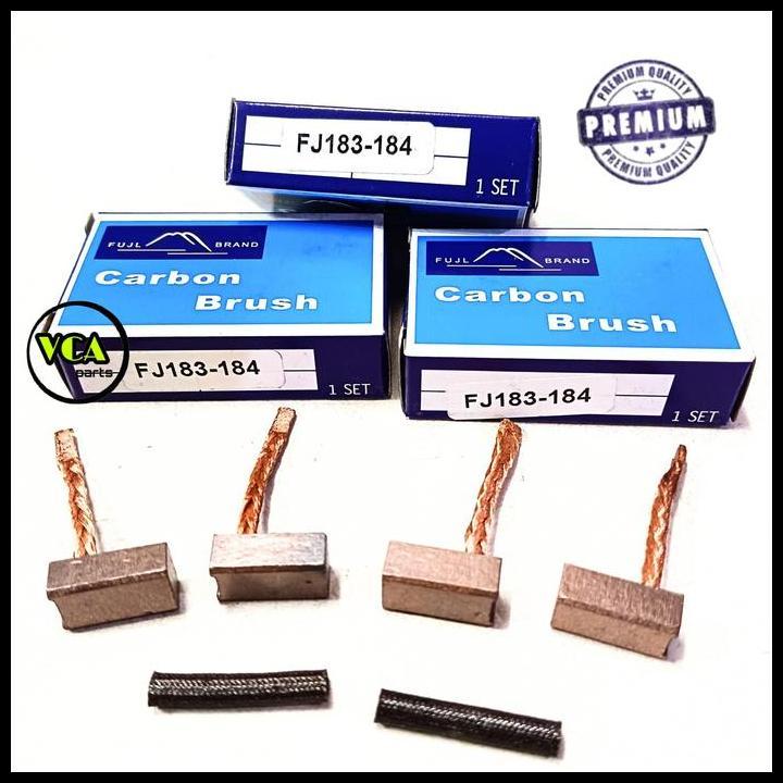 TERBARU CARBON BRUSH/COOL STARTER FJ 183/184.