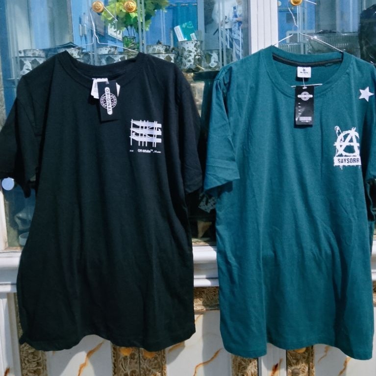 Kaos Distro bahan Cutton combed 28s