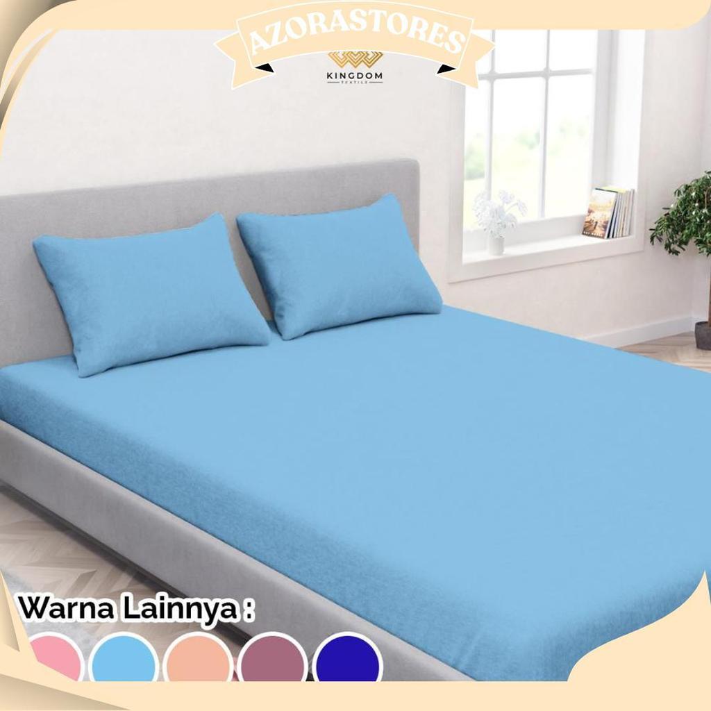 Sprei Seprei Seprai Set Murah Katun Polos Aesthetic 90x200/100x200/120x200/160x200/180x200/200x200 S