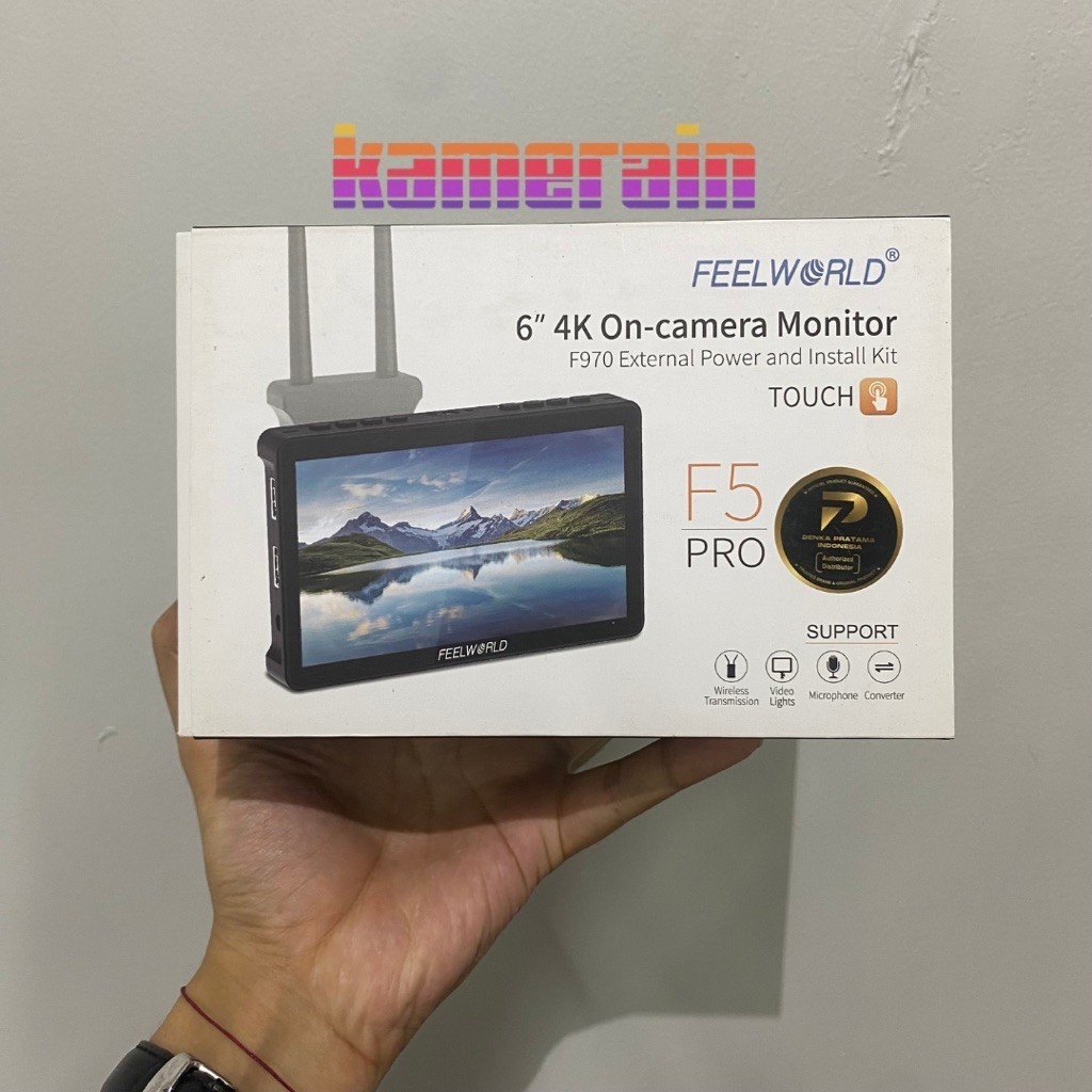 Feelworld 6 Inch 4k Monitor Kamera Mulus No minus