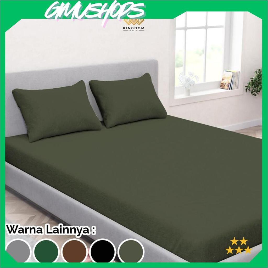Sprei Seprei Seprai Set Murah Katun Polos Aesthetic 90x200/100x200/120x200/160x200/180x200/200x200 S