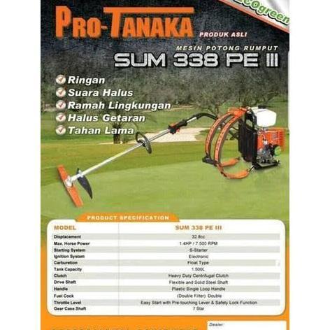 NEW Mesin potong rumput ProTanaka (Pro Tanaka) sum 338 pe iii