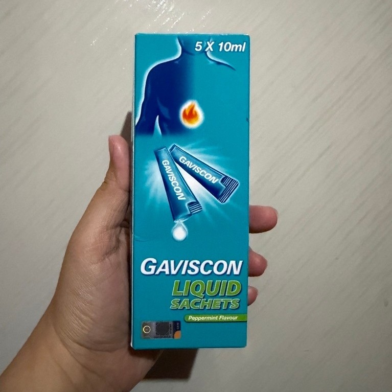 GAVISCON Liquid Peppermint Maag Asam Lambung 5x10ml Sachet
