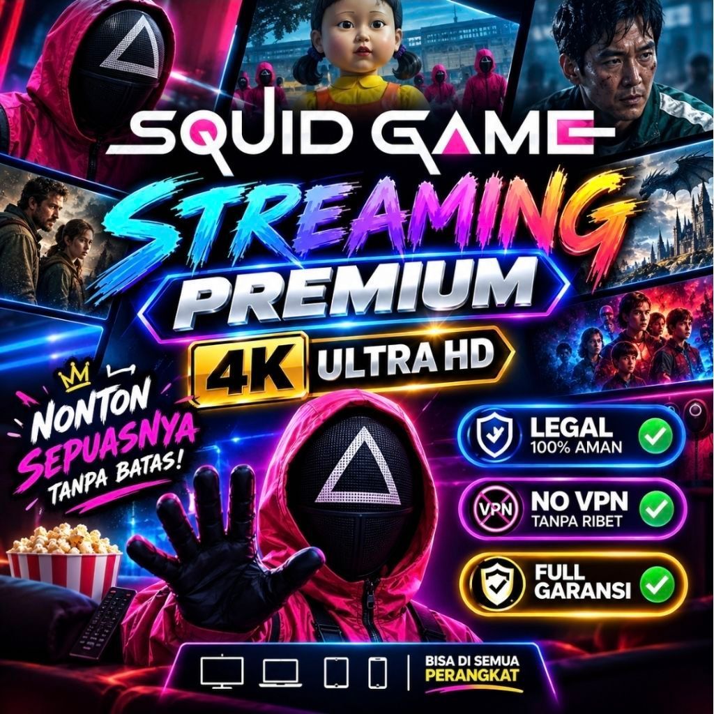 Squid Game Streaming Premium 4K Ultra HD tanpa VPN