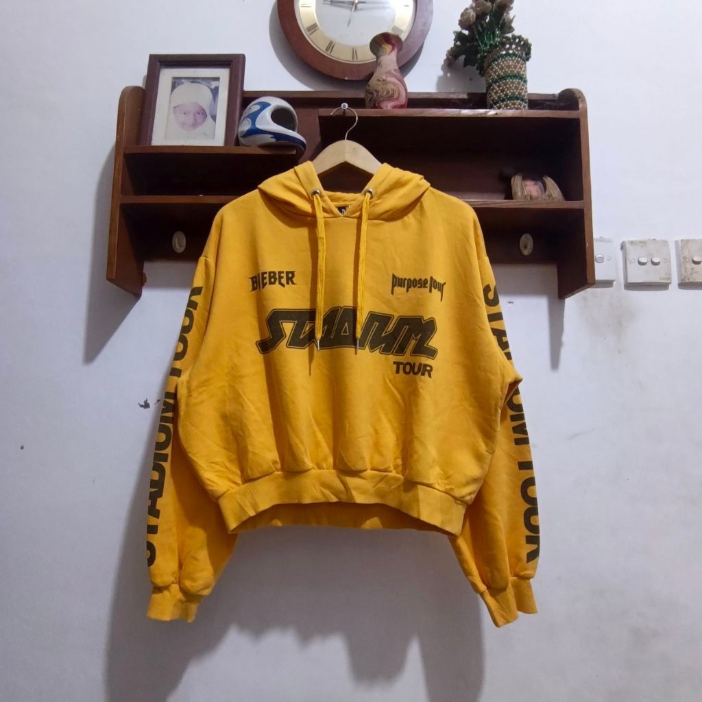 Hoodie Crop H&M x JUSTIN BIEBER