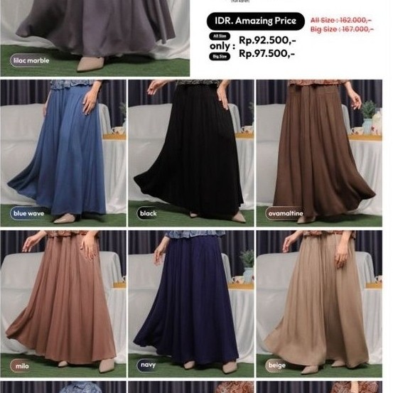IHRIMA SKIRT BY ALFASA, ROK ALFASA, ROK RAYON ALFASA, ROK PREMIUM ALFASA