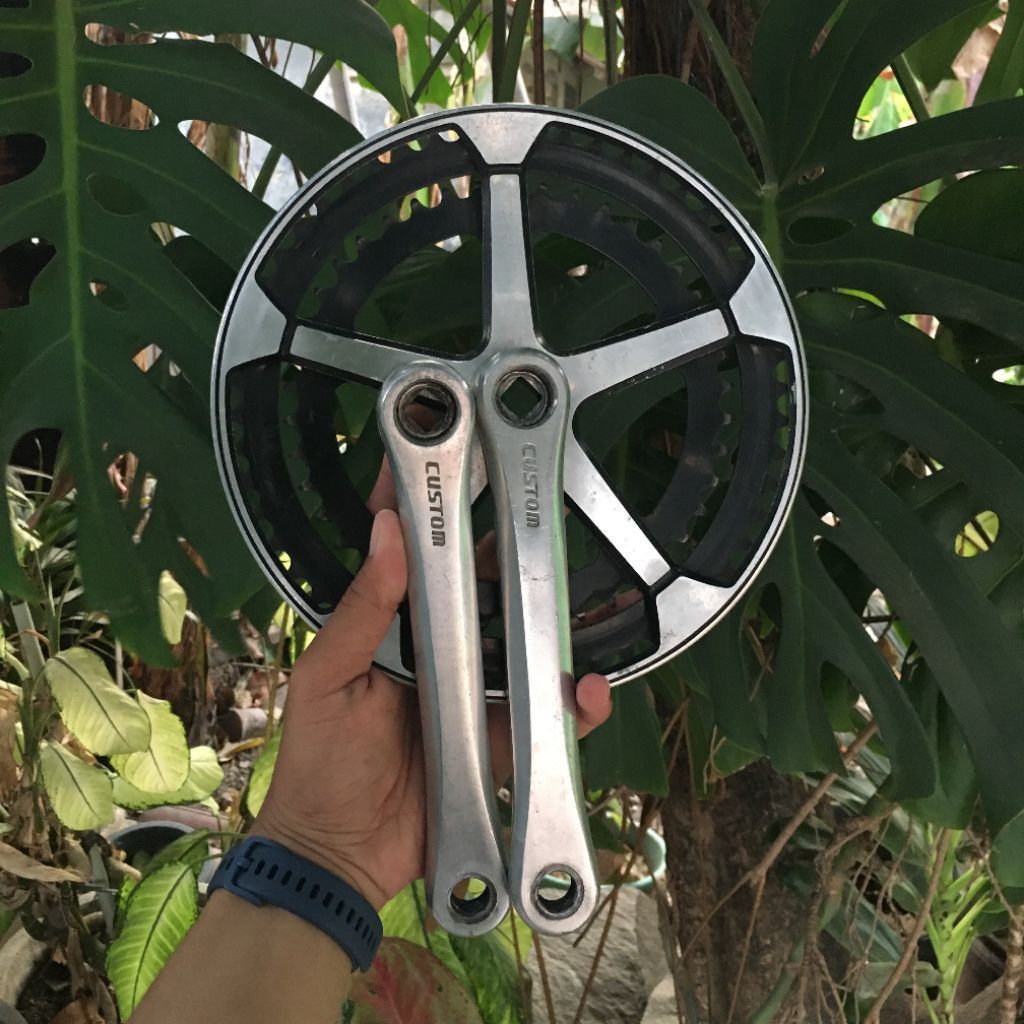 Crank SR Custom 170 Alloy 42/52 sepeda balap jadul dll