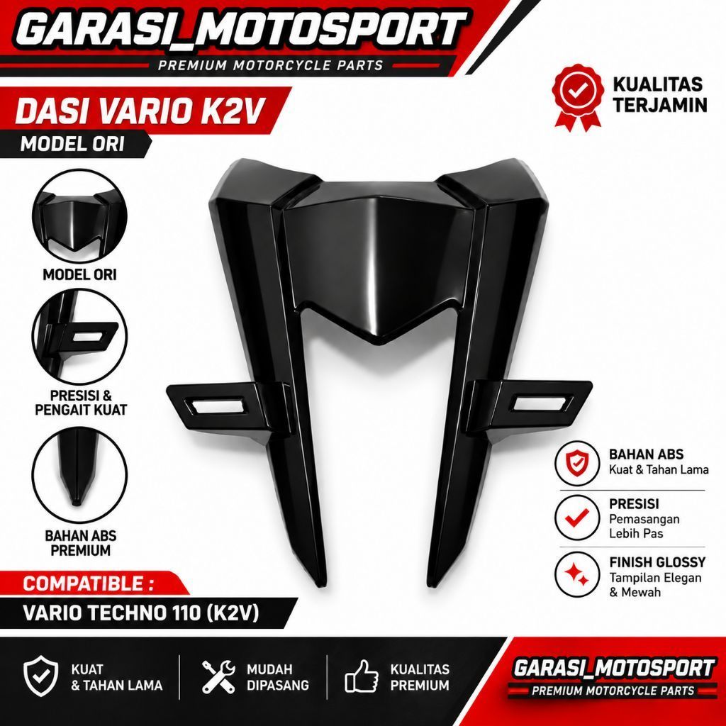 dasi k2v stndar BLACK GLOSSY..NEW HND VARIO 125 K2V..64302 K2V N30ZA..