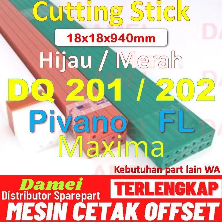 DQ Cutting Stick Katsuda FL Spare Part Mesin Potong Kertas DQ201 DQ202