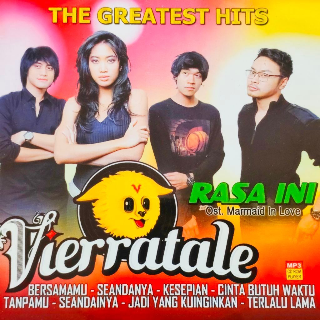Kaset MP3 Audio 190 Lagu Pop Indonesia VIERRA - ROSSA - BUNGA CITRA LESTARI BCL - VIERRATALE Album E