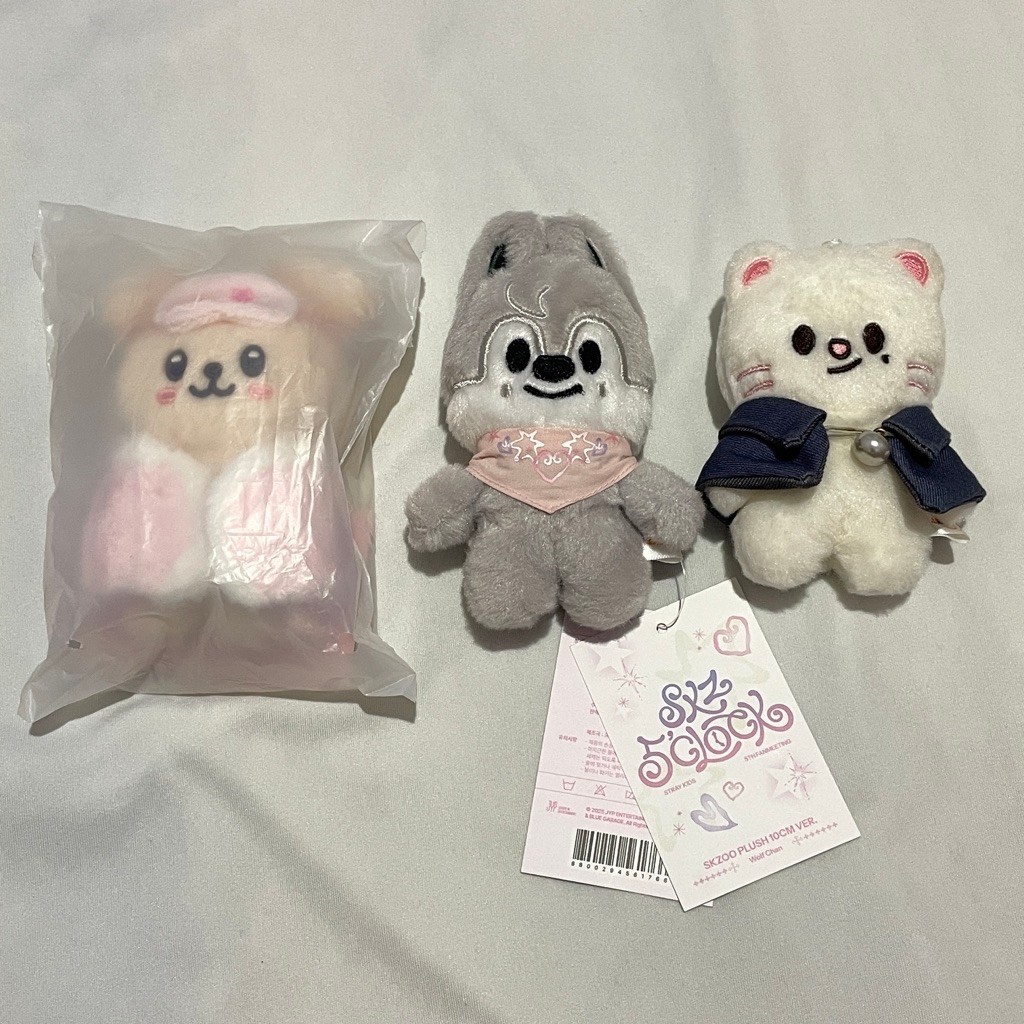 [READY STOCK] SEALED & PRELOVED OFFICIAL PLUSH & MERCH SKZOO STRAY KIDS (read description box)