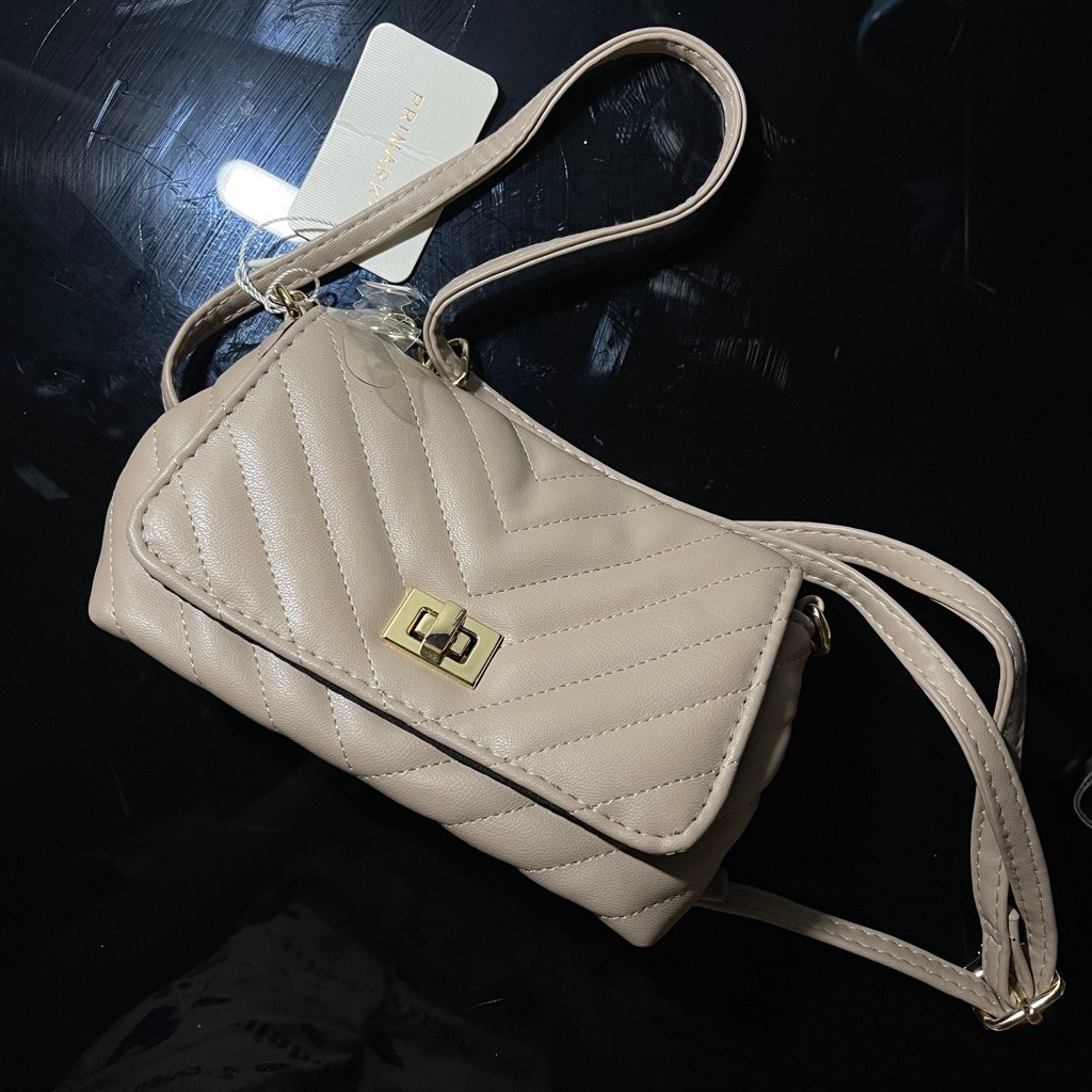 Primark Sling Bag - Beige / Cream