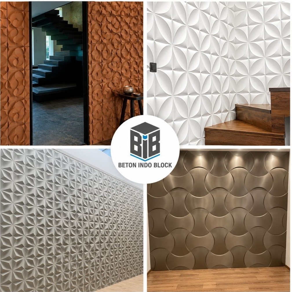 wall panel beton 3D / wall panel beton dinding all varian