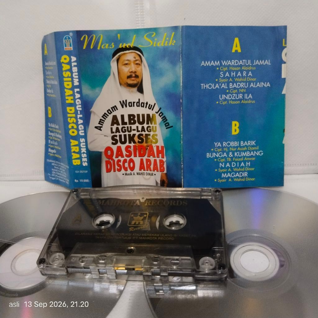 kaset pita mas 'ud sidik _lagu2 sukses qasidah disco arab