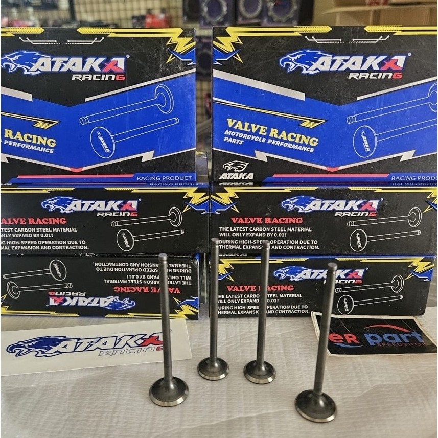 Klep Carbon ataka mx king vixion head racing sum ataka mg