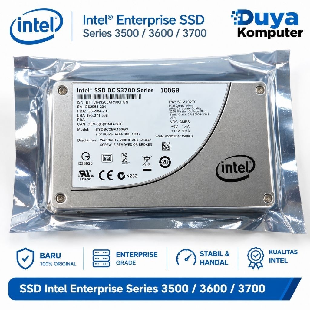 NEW ORIGINAL SSD INTEL ENTERPRISE 3500 3600 3700  SERIES