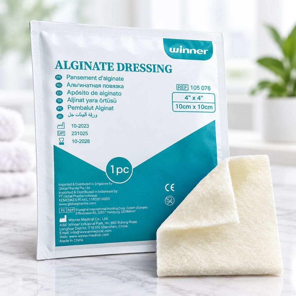 1 pcs Alginate dressing /calsium alginate untuk luka perdarahan