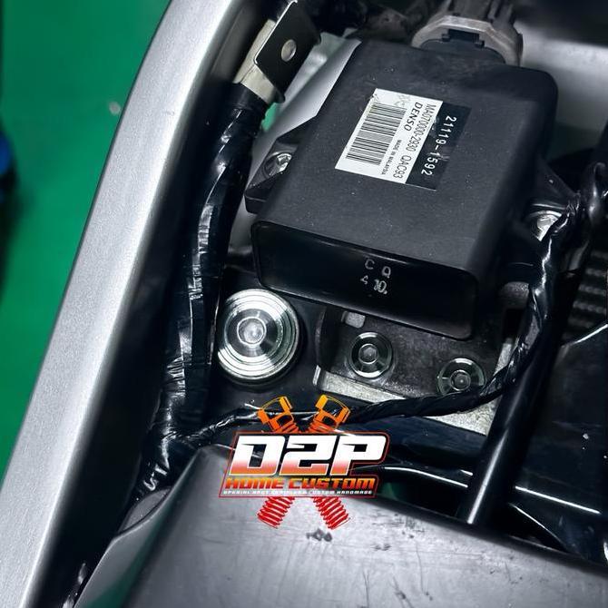 Baut rangka dalam ninja ss r coil cdi oli behel filter udara L stainless custom handmade model titan
