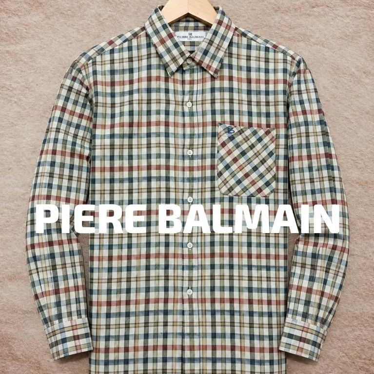 Shirt casual keren PIERE BALMAIN bekas pakai