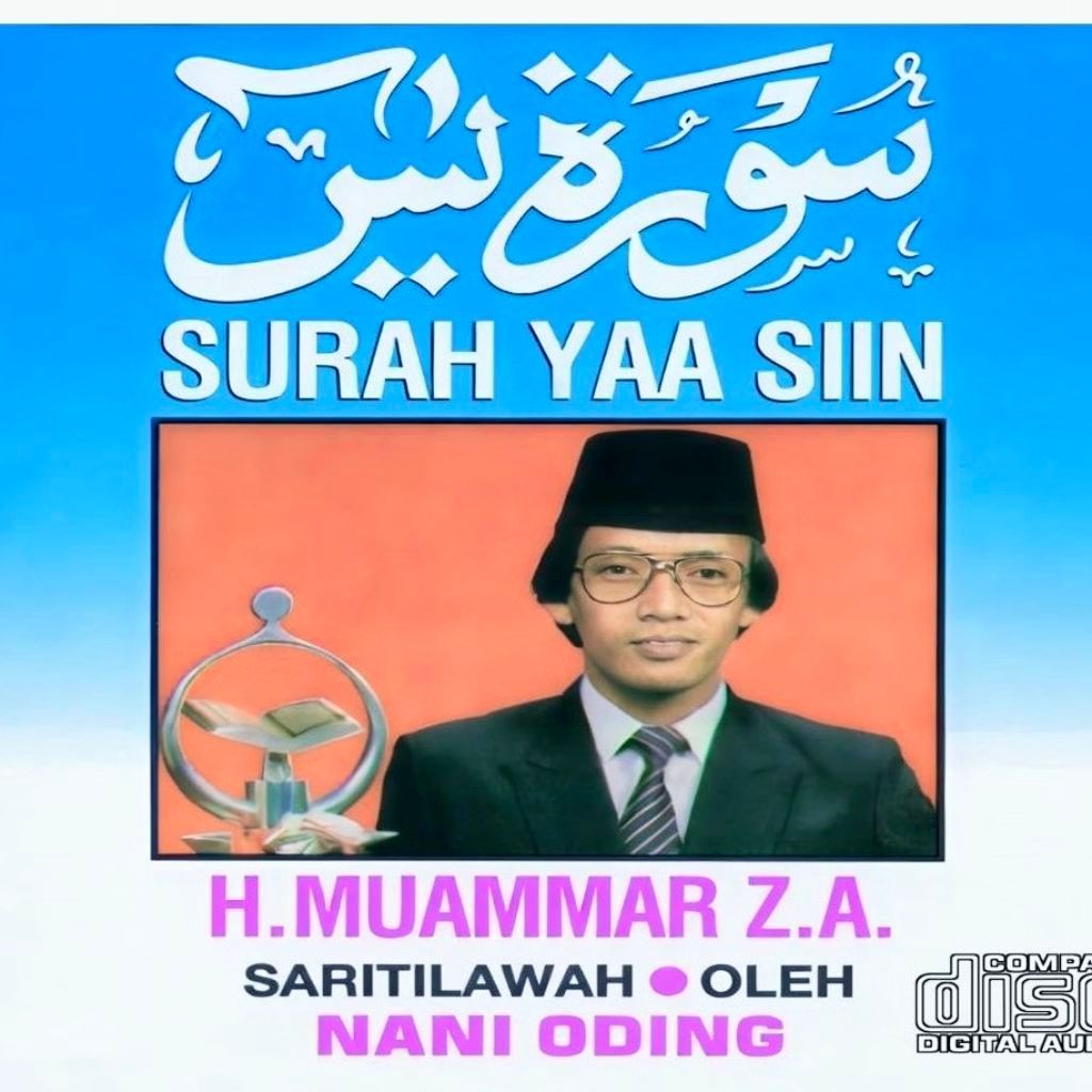 KASET CD COMPACT DISC TILAWATIL QURAN H MUAMMAR ZA -KASET CD MUAMMAR ZA-KASET VCD H MUAMMAR ZA-KASET