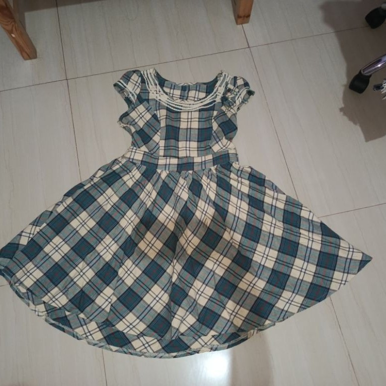 preloved dress kotak kotak
