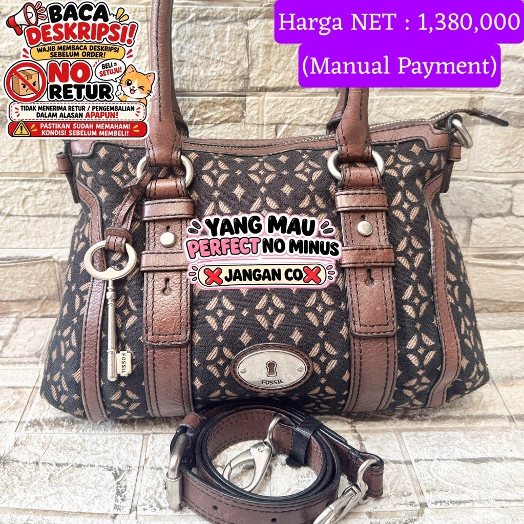 010# NET-Preloved Fossil Maddox Speedy Medium Pecan Black