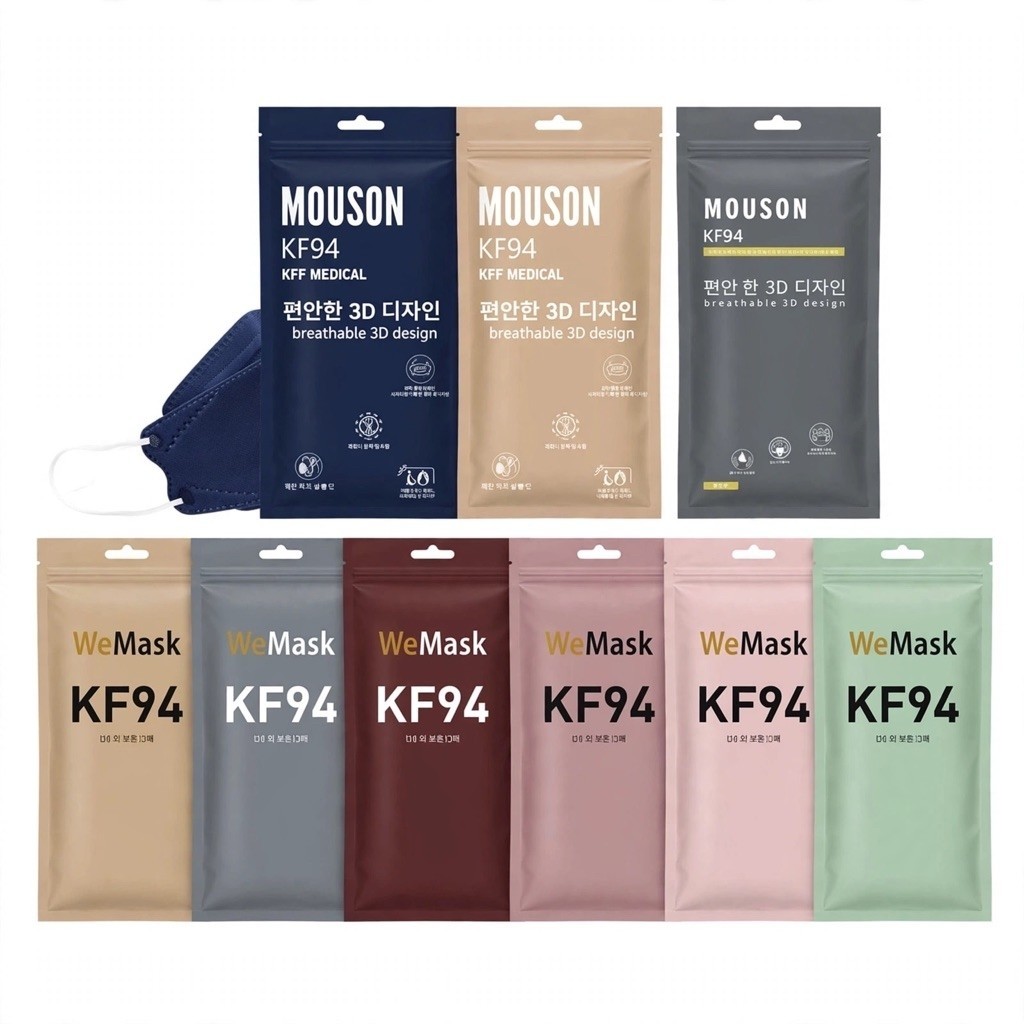 MS - (Isi 100) Masker KF94 Korea isi 100pcs Disposable Mask/Masker KF94 Grosiran