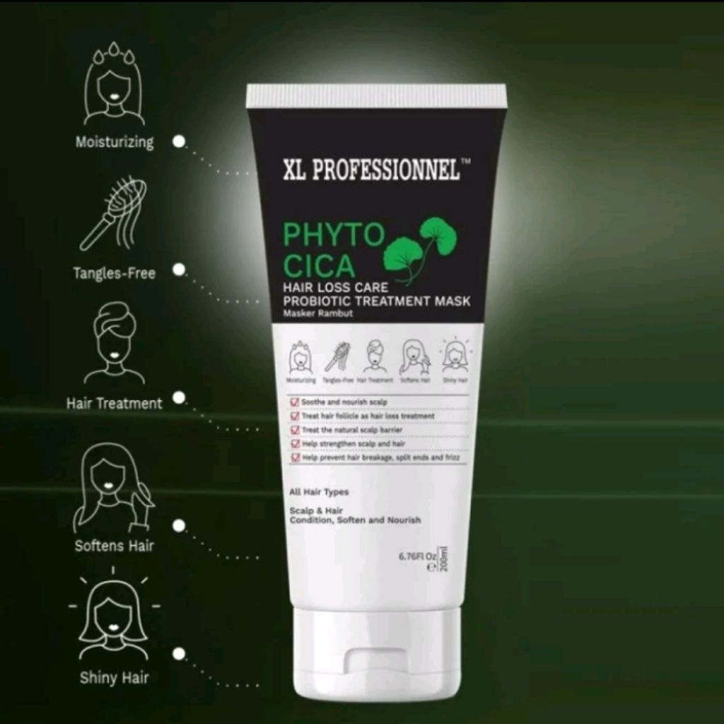 XL PROFESSIONNEL Phyto Cica Masker Perawatan Rambut Perawatan Rambut Hilang Probiotik 200ml