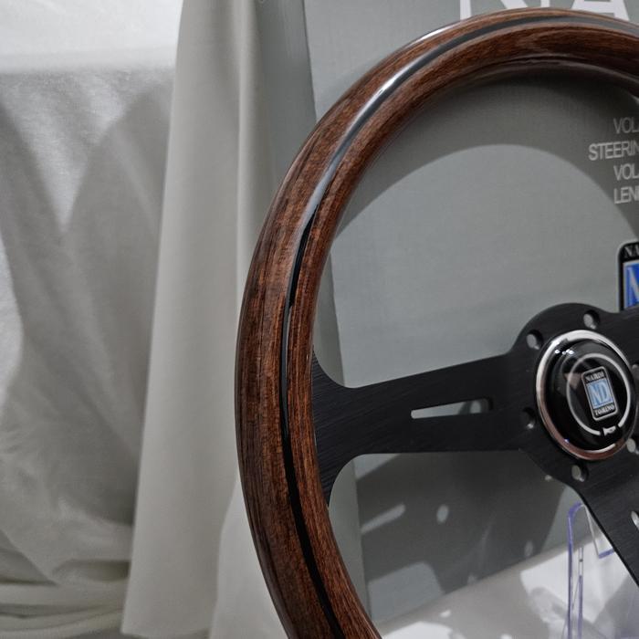 NARDI WOOD KAYU NARDI TORINO WOOD 14 INCH HITAM UNIVERSAL STIR KAYU ORIGINAL DAN TERPERCAYA