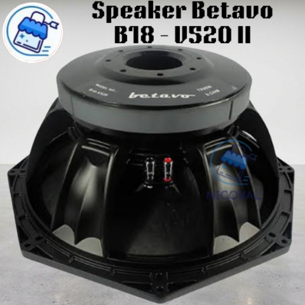 Speaker Betavo B18 - V520 II Original Speaker 18 Inch Voice Coil 5.5 Inch