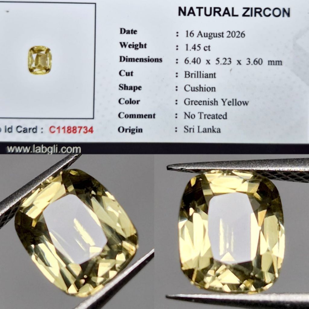 NATURAL   ZIRCON (FREE MEMO) G007