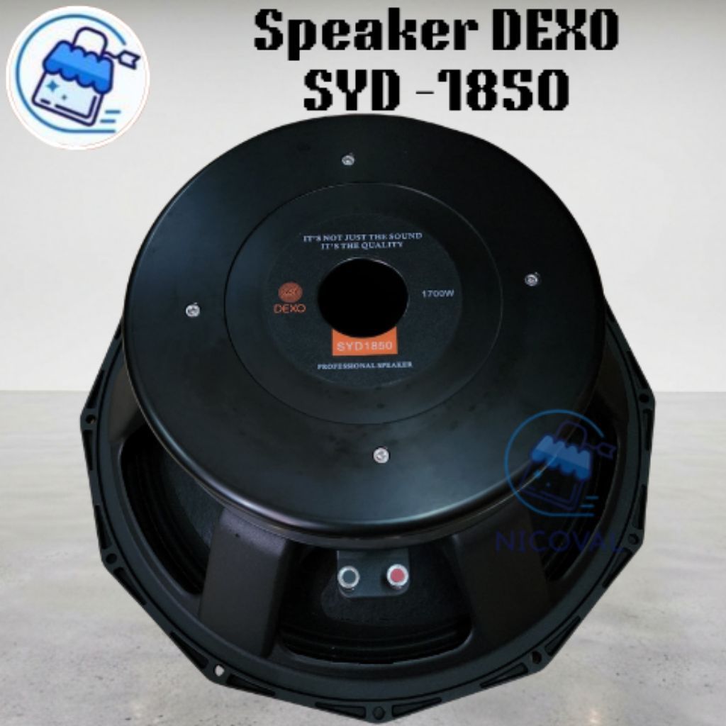 Speaker DEXO SYD -1850 SYD1850 Original 18 Inch Voice Coil 5 Inch PD1850
