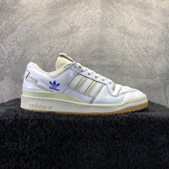 Sepatu Second Casual Adidas Forum White Green Size 42 insole 26,5 cm  Original Guarantee 100%