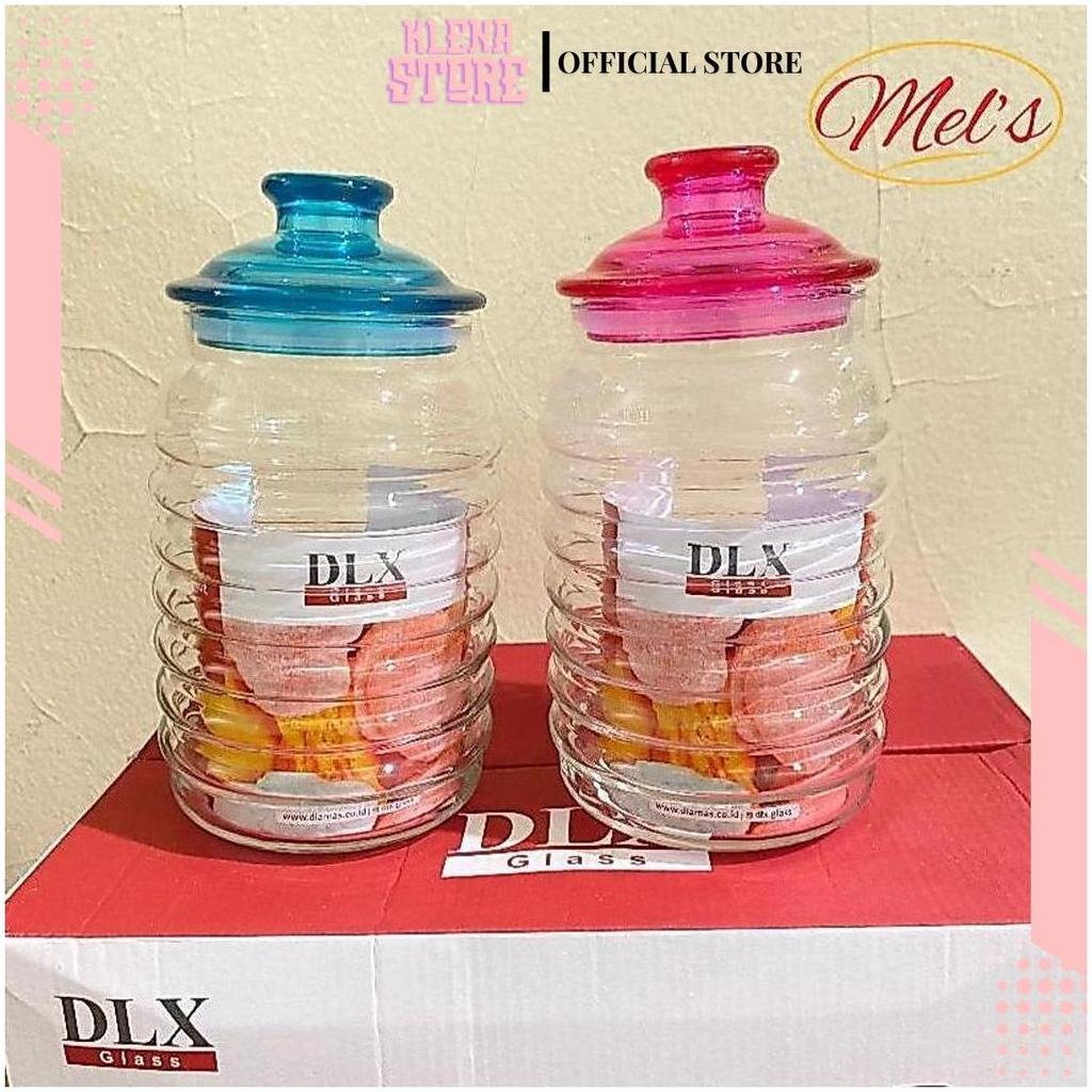 Toples Kaca Nuri Dlx 6 Pcs Tutup Warna-Warni Ori