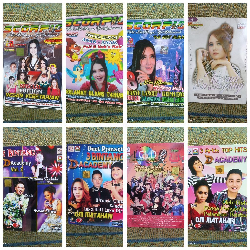 KASET VCD NEW SCORPIO & 3 BINTANG D ACADEMY