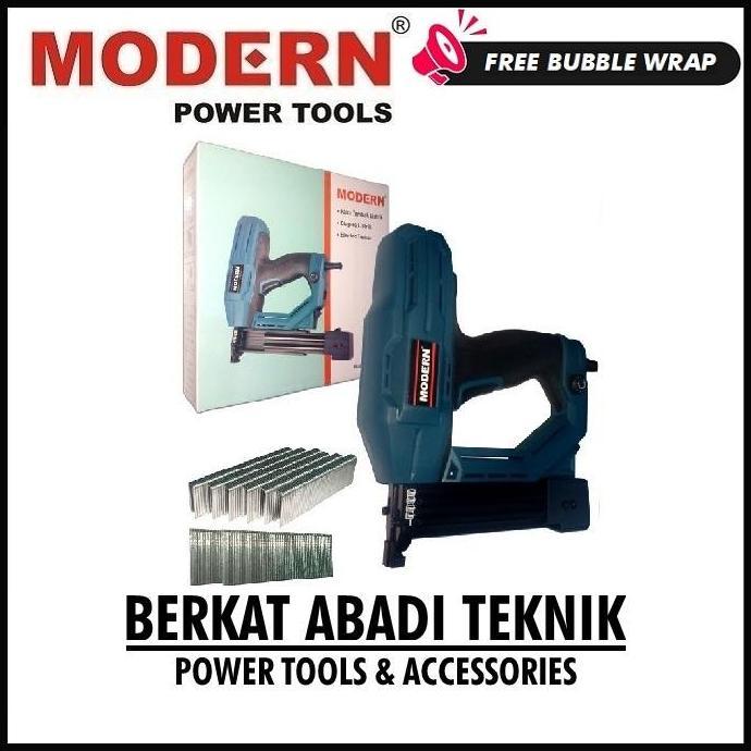 MODERN M30FU Staples Paku Tembak Electric Tacker Gun Nailer Nail Mesin