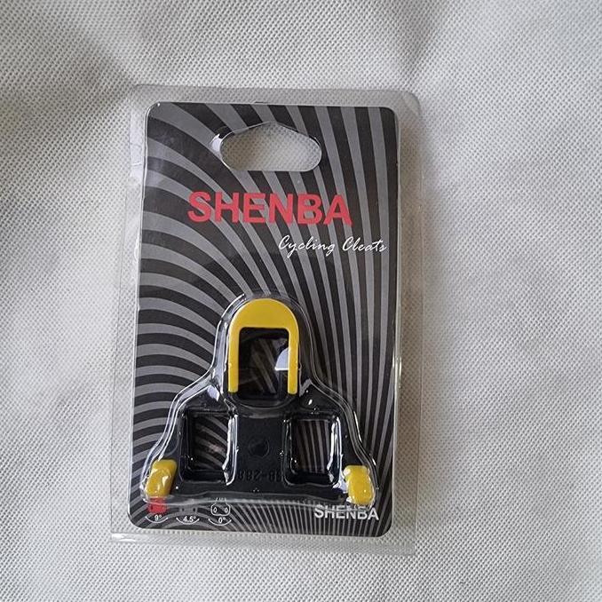 Downhill- Cleat Pedal Spd Cleat Sepatu Spd Sl Sepeda Roadbike Hitam Kuning