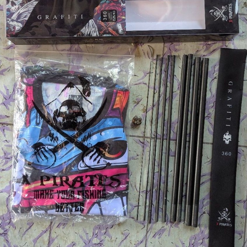 Sparepart Ruas Tegek Xpirates Grafiti original