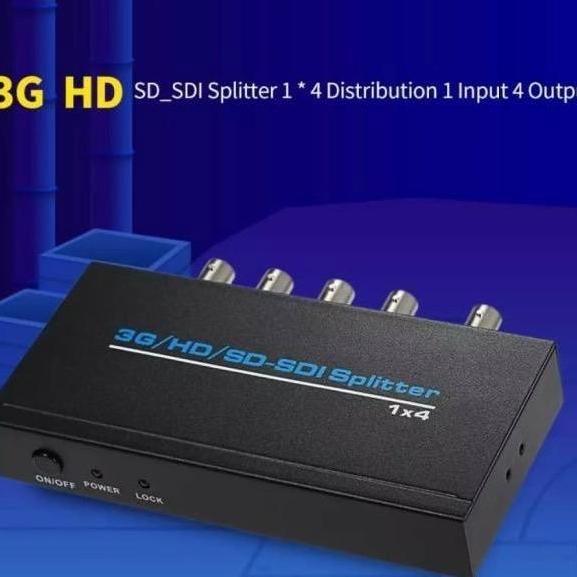 NEW SDI splitter/Distributor 4 output / 4port - Support SD/HD/3G-SDI / SDI SPLITER 4port ,  1 x 4