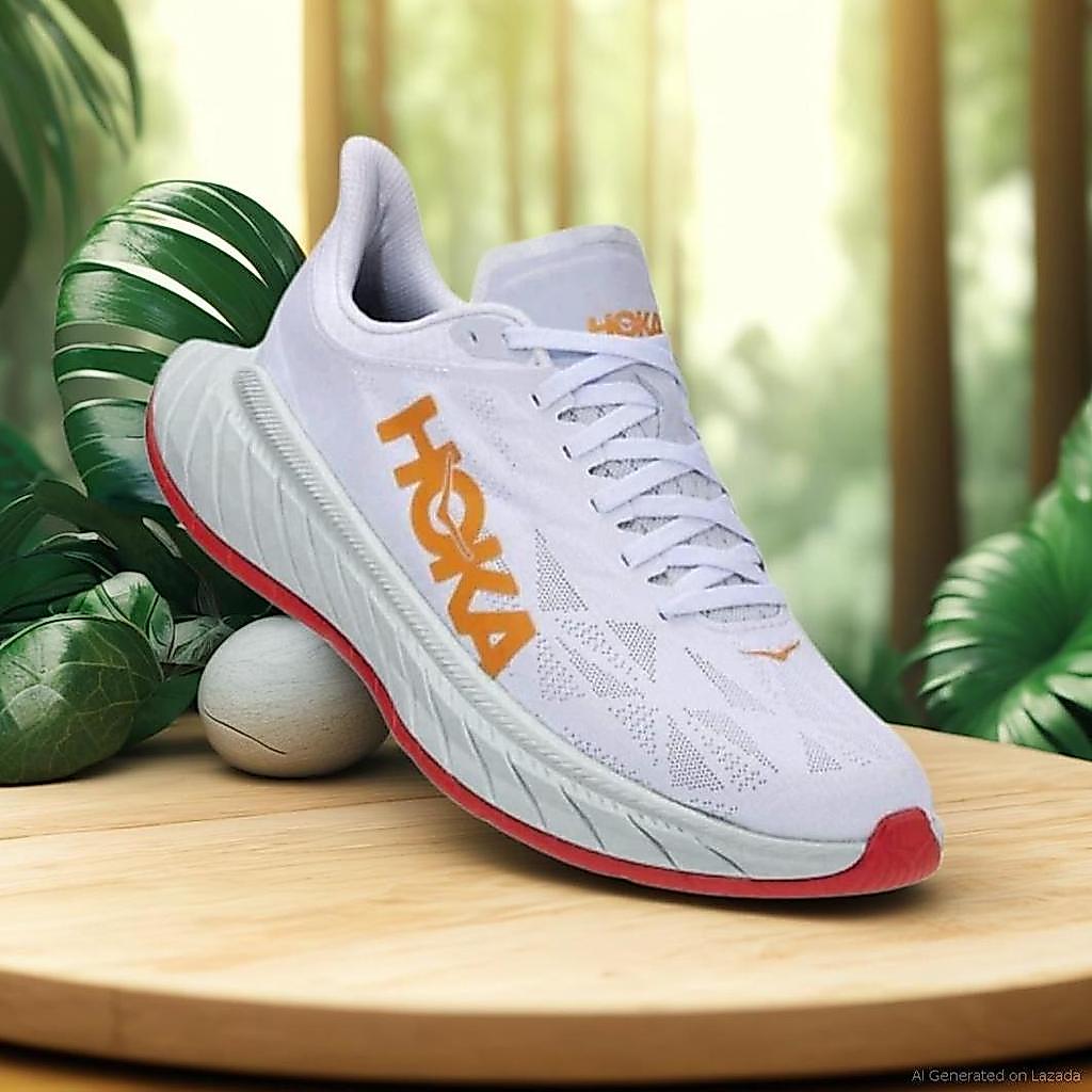 SEPATU LARI HOKA ONE CARBON X2 JOGGING HOKA ONE CARBON X2 PRIA WANITA DEWASA OLAHRAGA LARI