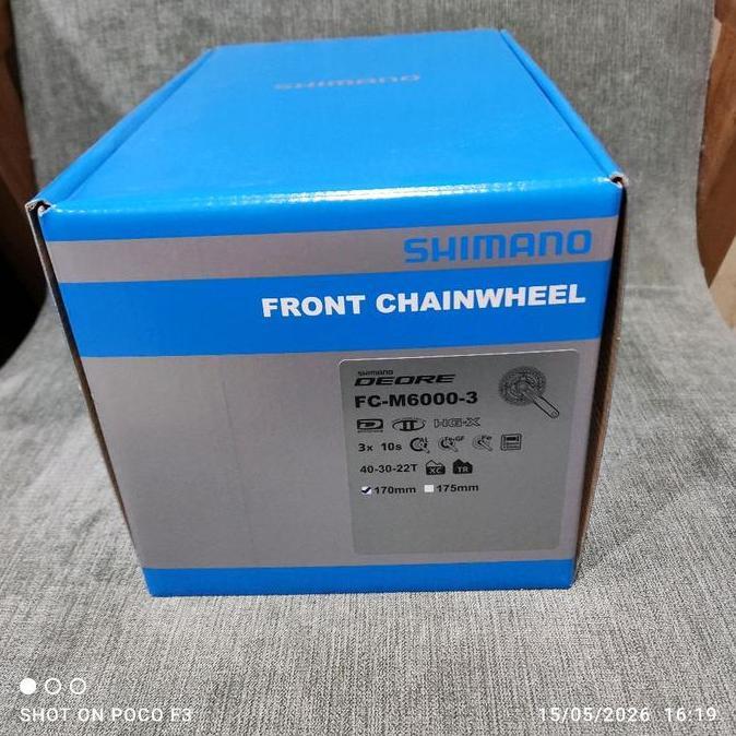 Crank Deore M6000 Shimano 3x10 speed