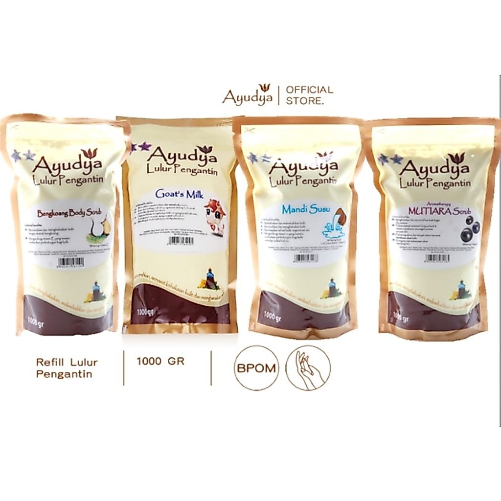 AYUDYA LULUR PENGANTIN 1000GR/LULUR PENGANTIN AYUDYA 1KG