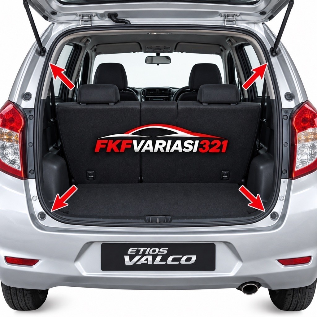 karet peredam pintu bagasi etios valco