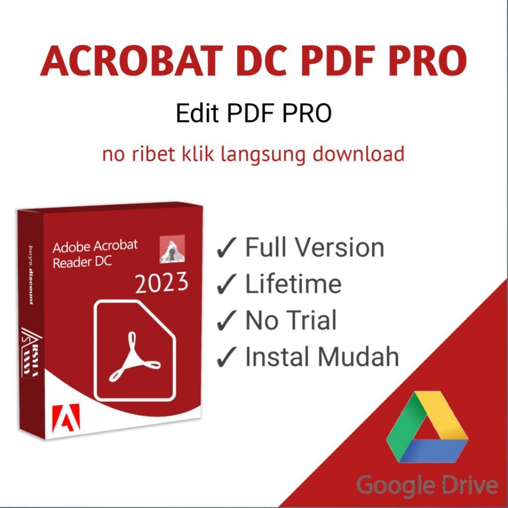 Acrobat DC PDF Pro Lifetime Edit PDF
