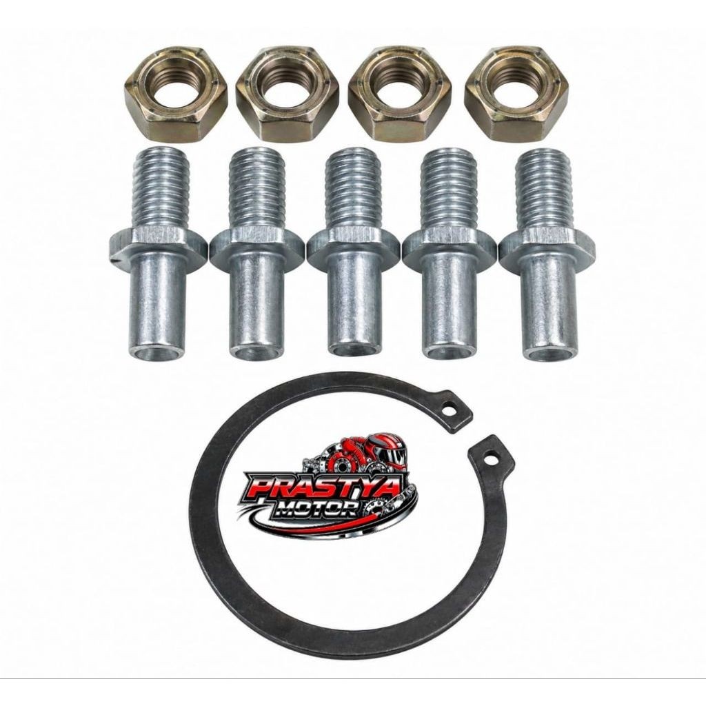 SET BAUT GEAR BELAKANG PLUS SNAPRING GL PROMAX PRO  NEOTECH TIGER MEGAPRO GL 100 GL 125