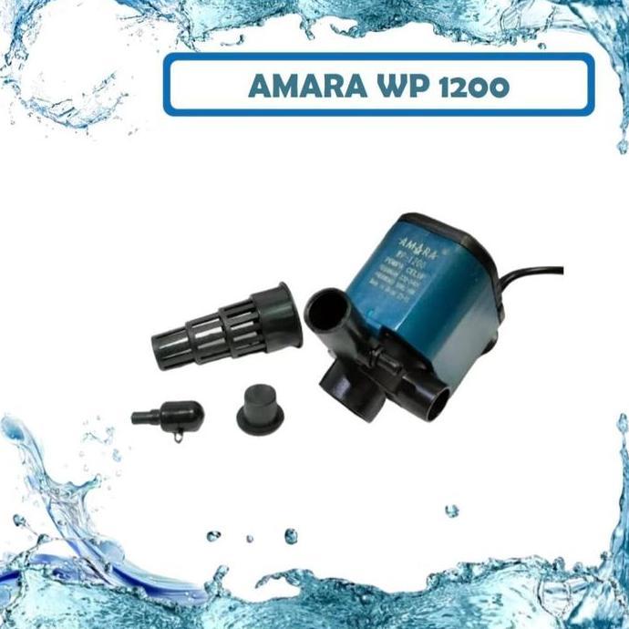 AMARA Akuarium Power Heads WP-1200 / Pompa Kecil Akuarium / Pompa Filter Mesin Celup Akuarium Aquasc