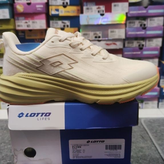 SEPATU LARI WANITA LOTTO FLYNN BEIGE